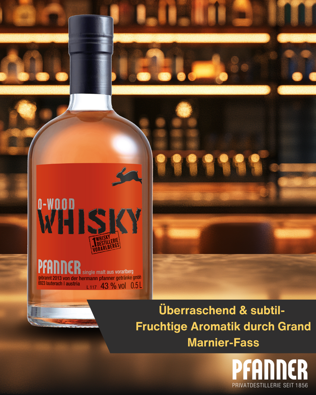 Single Malt Whisky o-wood