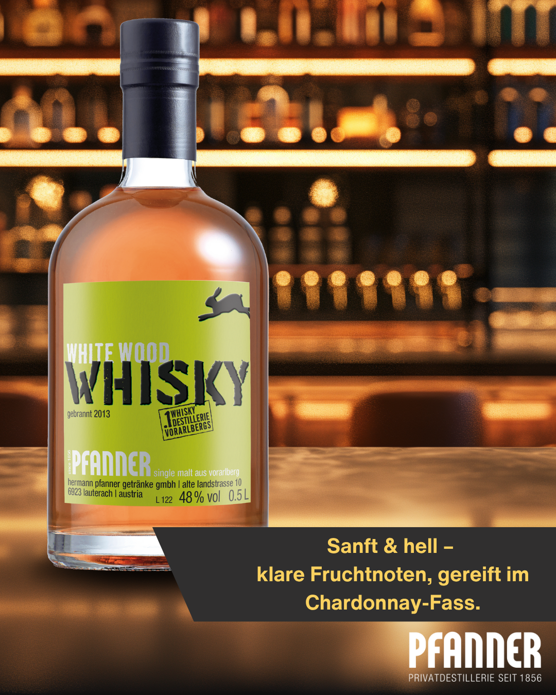 Single Malt Whisky White Wood