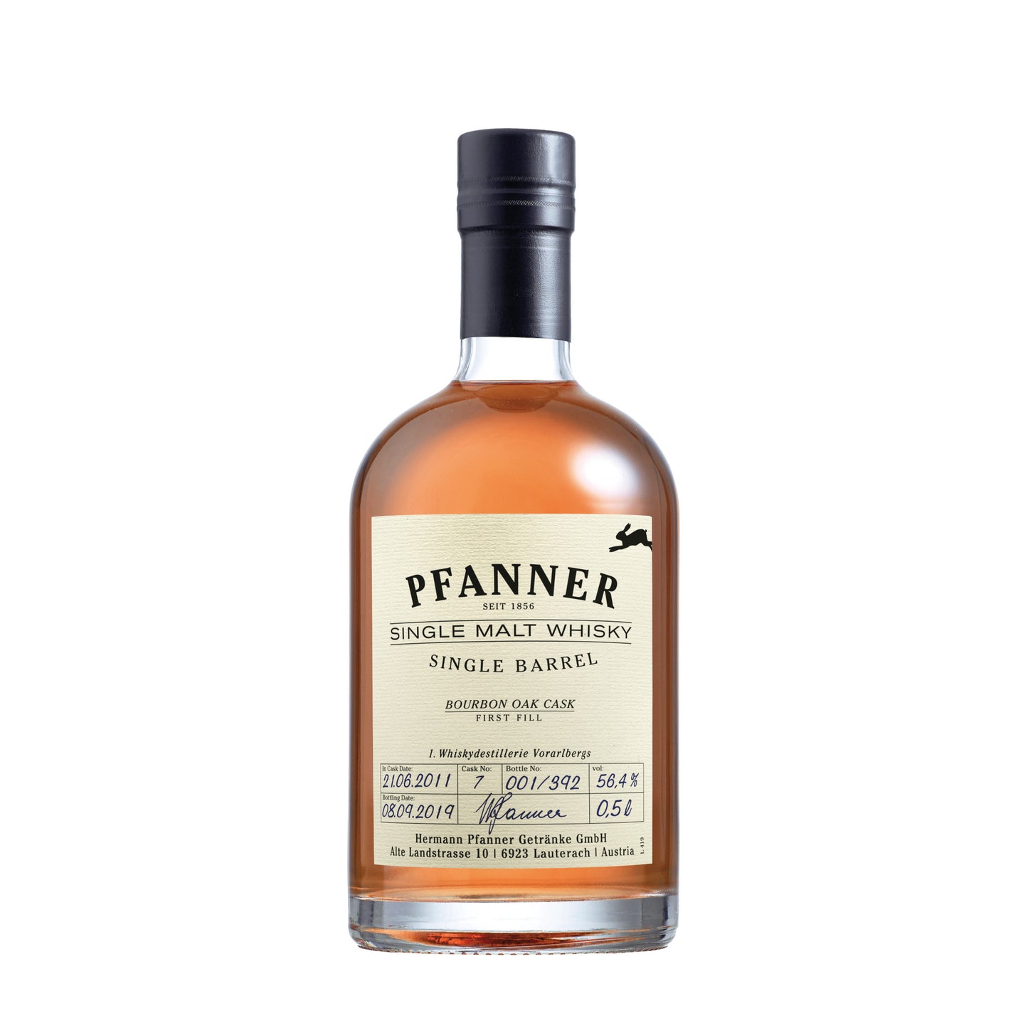 Single Malt Whisky Bourbon Oak Cask Single Barrel No.7