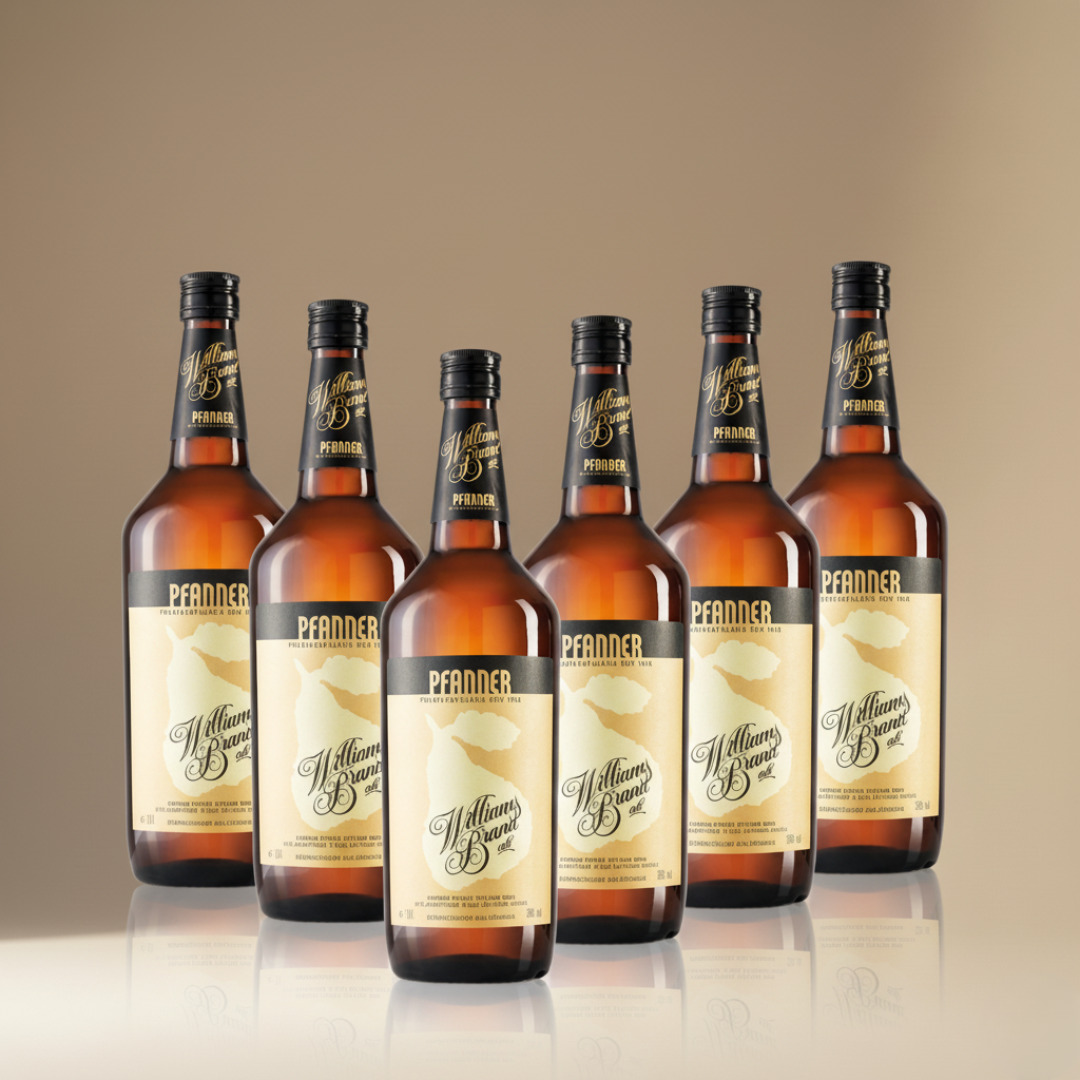 Pfanner Williamsbrand ECHT - Gastro-Set 6x1L