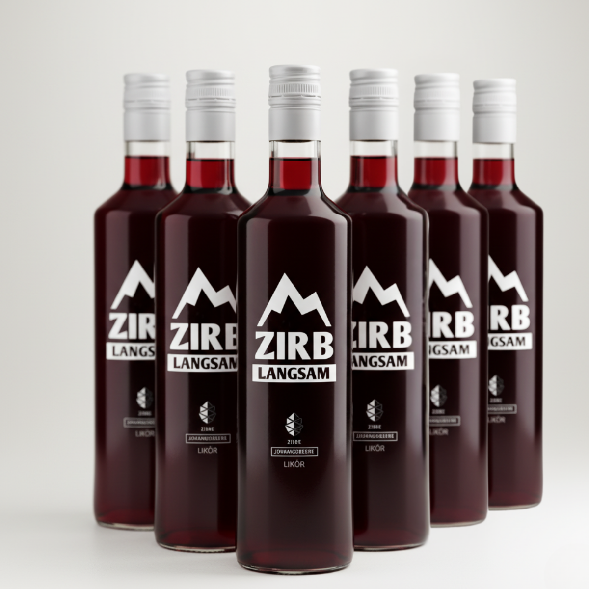 6x Zirb Langsam - Johannisbeere & Zirbe Likör 18% Vol.