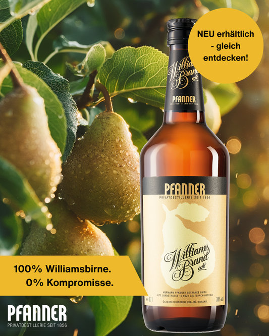 Williamsbrand ECHT  - 100 % Destillatanteil