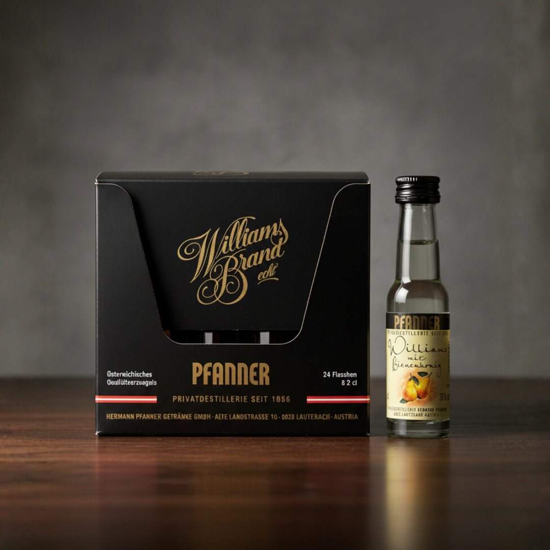 24x0,02l Williams mit Bienenhonig (Minis)