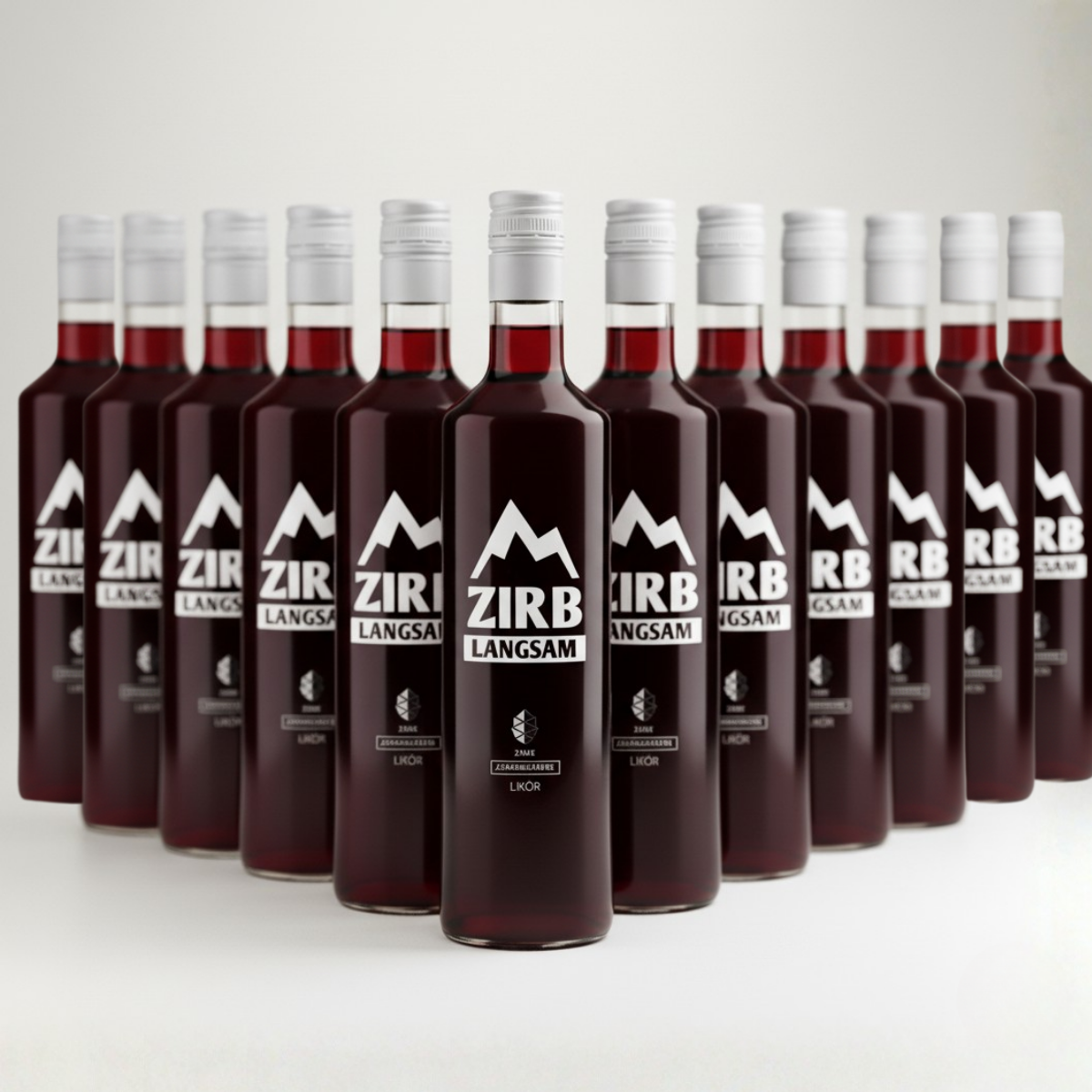 12x Zirb Langsam - Johannisbeere & Zirbe Likör 18% Vol.